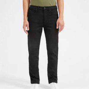 Everlane Mens Straight Jeans in Black